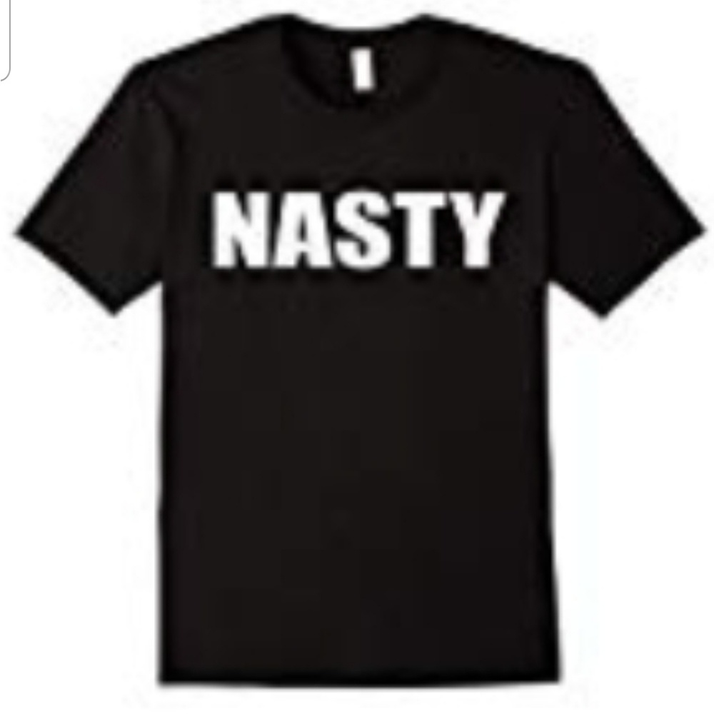 Nasty Unisex Black Short Sleeve Tee
